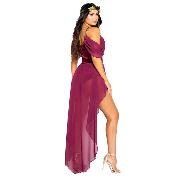 NEW Roma Wine Goddess Sexy Halloween Costume Size Small - Picture 5 of 10